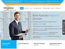 Tablet Screenshot of boseaustralia.com.au